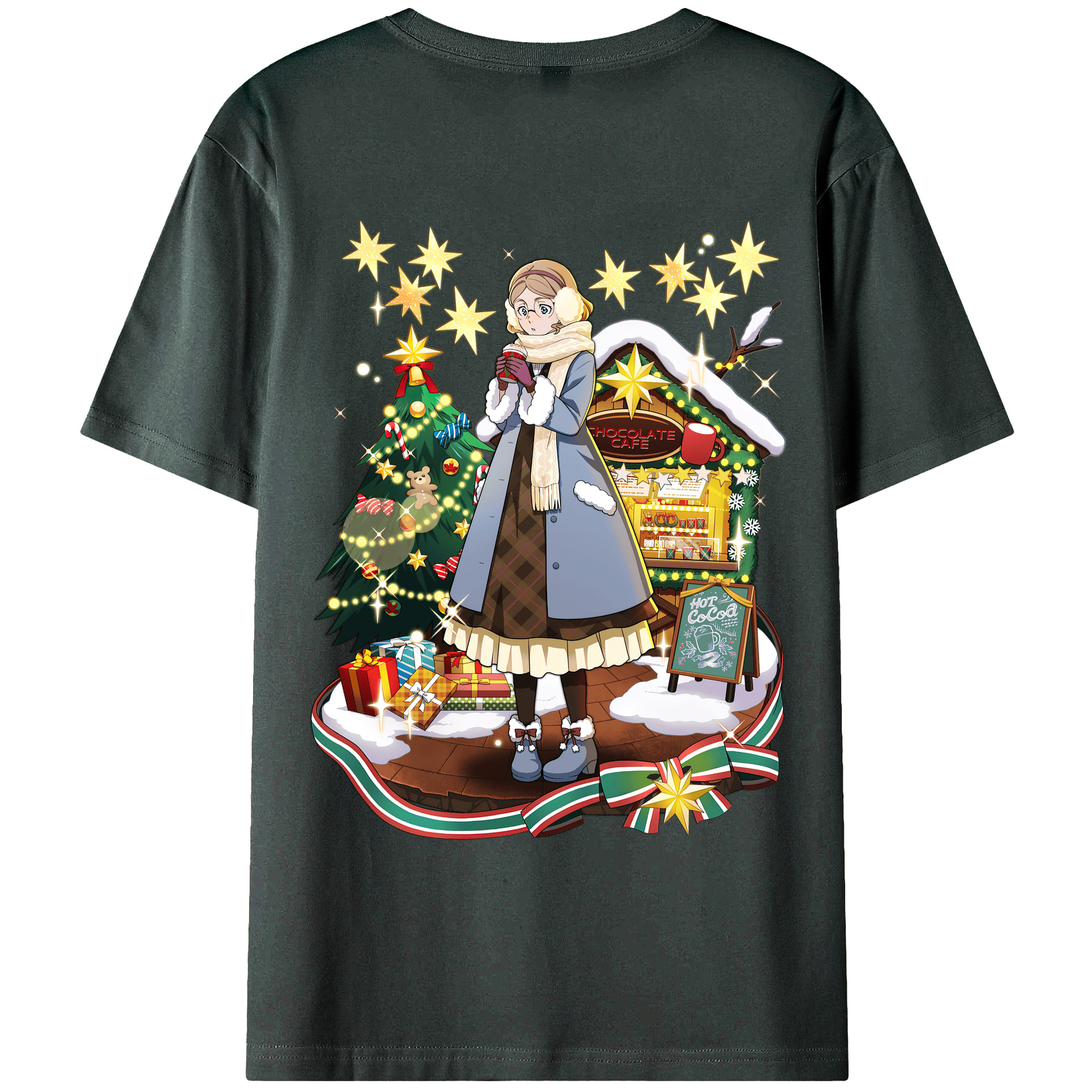 （画像用） 文豪ストレイドッグス Bungo Stray Dogs 綿100％ メンズ半袖Tシャツ（バックプリント） 通気性